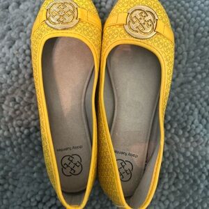 Daisy Fuentes Sunflower Yellow Loafers